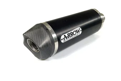 Productafbeelding van ARROW uitlaatsysteem RACE TECH voor Ducati Monster 1200, 1200R, 1200S (2016-), gemaakt van aluminium, zwart