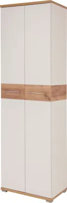 Produktbild von Germania Garderobenschrank "GW-TOPIX" in Weiß/Navarra-Eiche Nachbildung, 59 x 199 x 40 cm (BxHxT), 3774-513