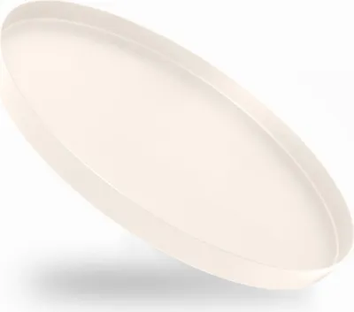Produktbild von draadwerk® Deko Tablett Creme Ø 30 cm | Serviertablett aus Metall | Dekoteller rund