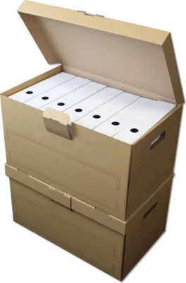 Produktbild von Klappdeckelcontainer Premium, braun - Kaufland - 5 Stk.