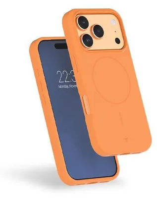 Image de Coque Silicone Renforcée MagSafe pour IP17 Pro Orange