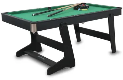 Produktbild von Pegasi Billardtisch 6ft Spider - Billardtisch 6ft - Tischbillard - Zusammenklappbar - Pool Table für Erwachsene - Indoor - - Schwarz