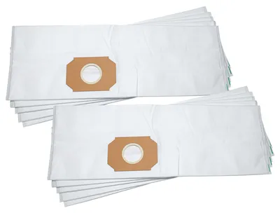 Produktbild von vhbw 10x Staubbeutel kompatibel mit Thomas Compact 20 S, 20 Staubsauger - 34,1cm x 24,3cm Weiß