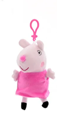 Immagine prodotto di Ciondolo peluche Peppa Wutz (14 cm) portachiavi per bambini Luzie Locke