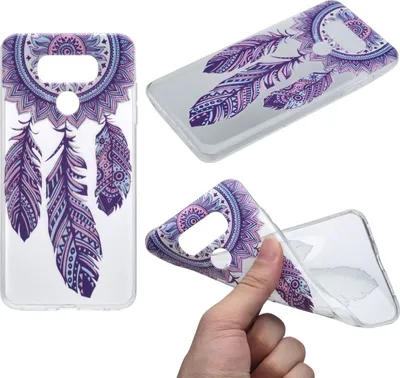 Produktbild von Henna Cover für LG G6 Case Schutz Hülle Silikon Traumfänger