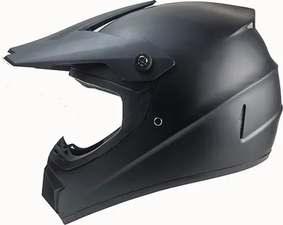 Produktbild von Crosshelm schwarz matt uni mit DOT Größe M