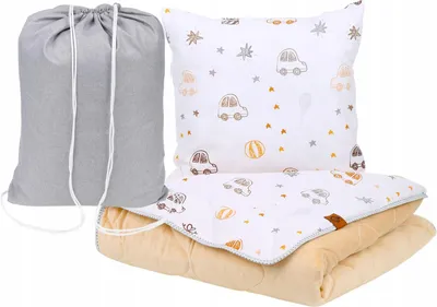 Obrázek produktu pro BABYMAM Dětský set do školky polštář + deka + vak