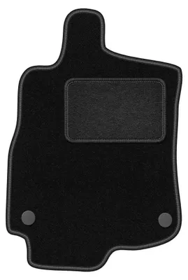 Image de Tapis conducteur en moquette pour Renault Megane III 2008-2015 (cabriolet) – 1 pièce, noir, sur mesure – Wielganizator LUX