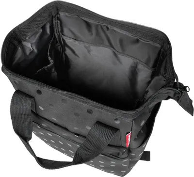 Produktbild von reisenthel allrounder R, Rucksack, Tragetasche, Tasche, Glossy Dots Black, 12 L, JR7075