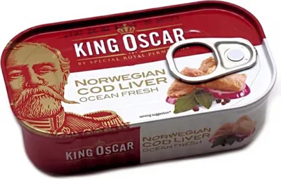 Produktbild von King Oscar Norwegischer Dorschleber 121g Rügenfisch Pechen Treski Omega 3