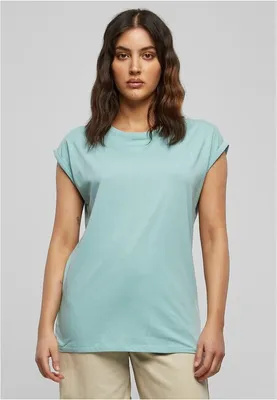 Image de Urban Classics Ladies Extended Shoulder Tee bluemint - XXL