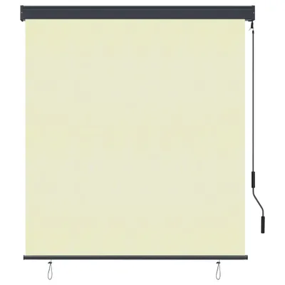 Zdjęcie produktu dla vidaXL Roleta zewnętrzna 140x250 cm kremowa