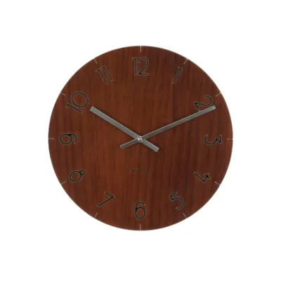 Obrázok produktu pre Nástenné hodiny 5619afk, Karlsson Wood Dark, 40cm