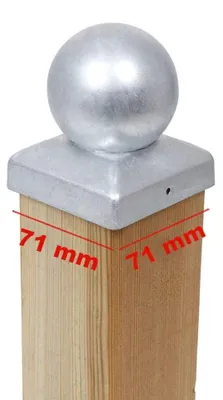 Immagine prodotto di Tappi terminali - 5 pezzi - 71 x 71 mm - Acciaio zincato