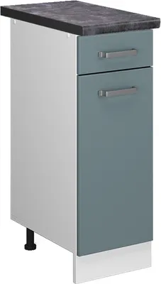 Obrázek produktu pro Spodní skříňka kuchyňské linky Vicco R-Line Modrošedá 30 cm , PD Antracit, Model 46369