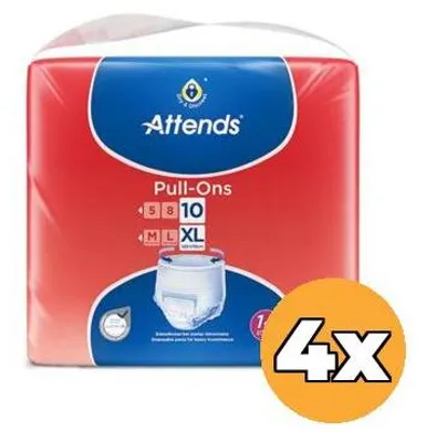 Produktbild von 4x Attends Pull-ons 10 maat XL (14 stuks)