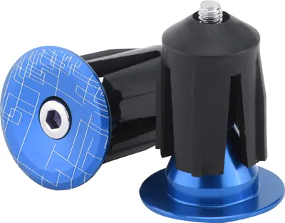 Produktbild von 2pcs Bicycle Bar End Plugs Bike Lenker Caps für Road Mountain BikeBlue