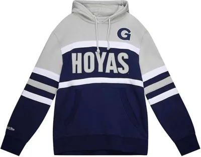 Image de Sweat à capuche Mitchell & Ness FPHDSC19029-GTWNAVY pour Homme