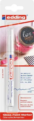 Zdjęcie produktu dla 10x Marker permanentny Edding 330-008 wielokrotnego napełniania 1 - 5 mm fioletowy