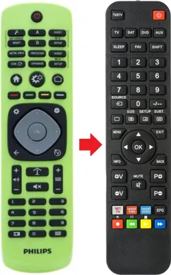 Produktbild von Fernbedienung geeignet für PHILIPS 22AV9574A