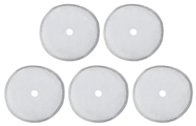 Faltbare Kaffeefilter, 5 Stück, Edelstahl 304, 80 Mesh, S/M/L