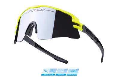 Obrázek produktu pro Brýle Force Ambient černé zrcadlové sklo žlutá fluo-šedá 910933