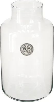 Produktbild von Blumenvase Glas Deko Klar Ø14,5cm H25cm Tischvase Zylinder