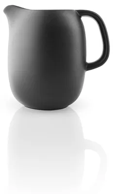 Kanne 0,5 l, Steingut, nordisches Design, mit Deckel