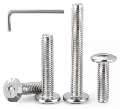 Obrázek produktu pro 20 kusů plochých šroubů M5x12 mm s hlavou, nerezová ocel