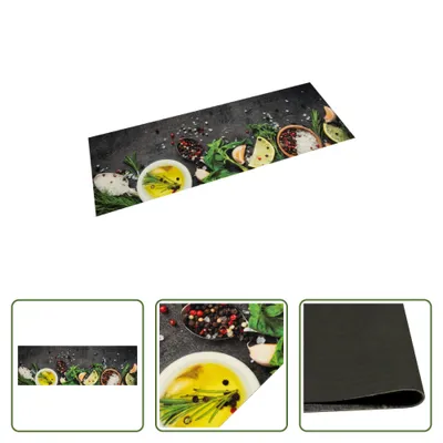 Zdjęcie produktu dla The Living Store Dywanik kuchenny zmywalny do przypraw 60x180 cm aksamitny