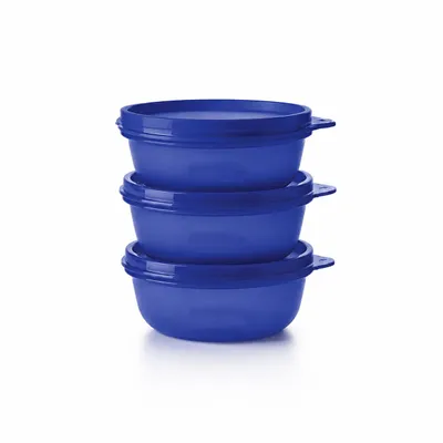 Produktbild von TUPPERWARE Kühlschrank Hit-Parade 3 x 300 ml  blau, KI-generiertes Bild