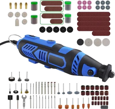 Zdjęcie produktu dla Zestaw narzędzi wielofunkcyjnych - 135W - 252 części akcesoriów - Dremel, wiertarki i szlifierki - do hobby, cięcia i polerowania