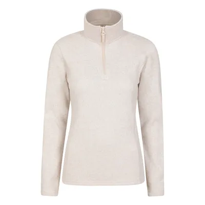 Obrázek produktu pro Mountain Warehouse - Dámský fleecový top "Idris" s polovičním zipem MW2016 (38 CZ) (Beige)