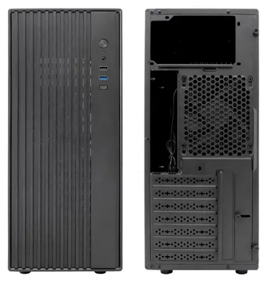 Produktbild von CoolBox PC ATX A850, Tower, PC, Schwarz, ATX, micro ATX, Mini-ITX, SPCC, Heimbüro