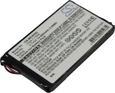 Image de TECHTEK Batterie compatible avec [Casio] Cassiopeia BE-300, Cassiopeia BE-500 remplace CGA-1-105A