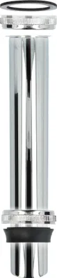 Produktbild von tecuro Tauchrohr Bördelrohr Ø 32 x 200 mm mit 2 x Überwurfmutter und Flach- u. Keildichtung, Edelstahl verchromt
