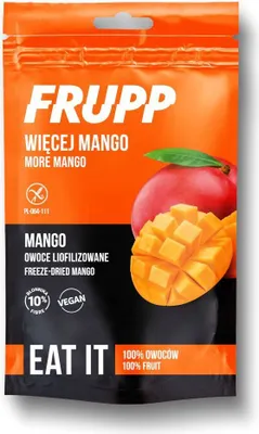 Obrázok produktu pre Ovocná tyčinka Frupp Lyofilizované mango 15 g
