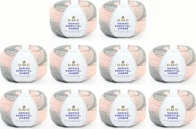 Image de 5 pelotes de DMC Merino Essentiel Ombré – fil dégradé composé à 50 % de Laine et à 50 % d'acrylique (couleur 1005)