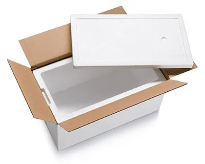Produktbild von 12x Isolierboxen mit Deckel aus EPS 485 x 270 x 235 mm 16 Liter inkl. Umkarton