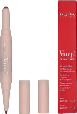 Zdjęcie produktu dla Konturówka i pomadka do ust Vamp! (Creamy Duo) 0,2 g + 0,8 g, 008 Vintage Rose