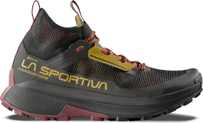 Schwarz-rote Wanderschuhe "Prodigio Hike GTX" von La Sportiva; ideal für Herren.