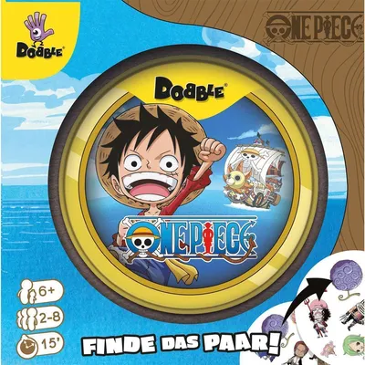 Produktbild von Dobble One Piece – Kartenspiel mit Manga-Symbolen