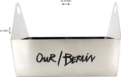 Produktbild von Our Berlin Vodka Flaschenschaukel aus Metall Bar Cocktail Bar Caddy Servietten- & Besteckhalter Wodka icebox