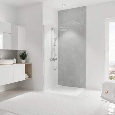 Produktbild von Duschrückwand SCHULTE DecoDesign Betonoptik Softtouch 255 x 100 cm D19010254 881