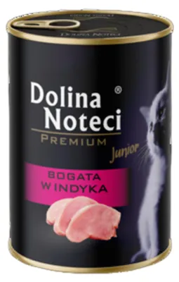 Zdjęcie produktu dla Dolina Noteci Premium Mokra karma Junior dla kota puszka indyk 400g