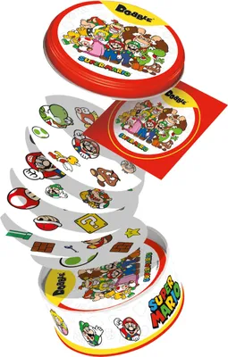 Produktbild von Asmodee Dobble Super Mario, Kartenspiel, 15 min