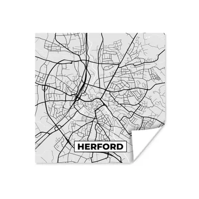 Produktbild von MuchoWow® Poster Stadtplan - Deutschland - Karte - Herford 100x100 cm - Babyzimmer