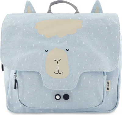 Obrázok produktu pre Detská školská taška Trixie Mr Alpaca - vodoodpudivá - modrá