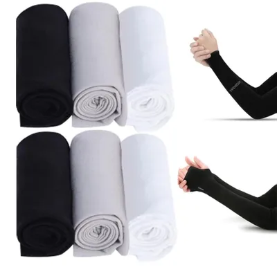 Obrázek produktu pro Rukavice na ochranu před UV zářením, prodyšné, 6 párů, vhodné pro outdoorové aktivity