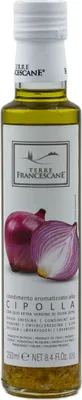 Produktbild von Food-United Cipolla-Öl 250ml von TERRE FRANCESCANE Extra Natives Olivenöl mit Cipolla-Aroma Premium-Dressing-Öl aus Italien für Feinschmecker-innen und mediterrane Küche